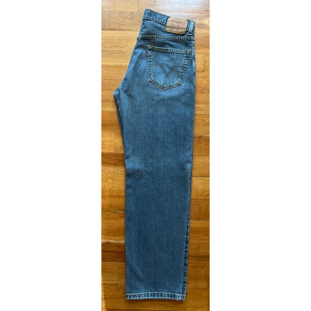 Levis 550 Mens Relaxed Fit Jeans W34 L32 100% Cotton Made In Colombia - Picture 7 of 9